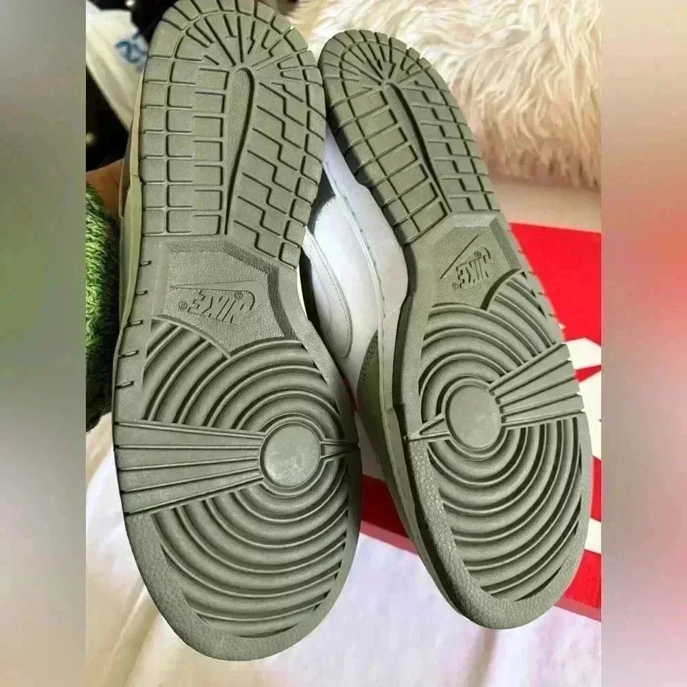 New Nike Dunk Low "Oil Green Cargo Khaki" Size 11 FN6882 Shoe - Picture 7 of 10